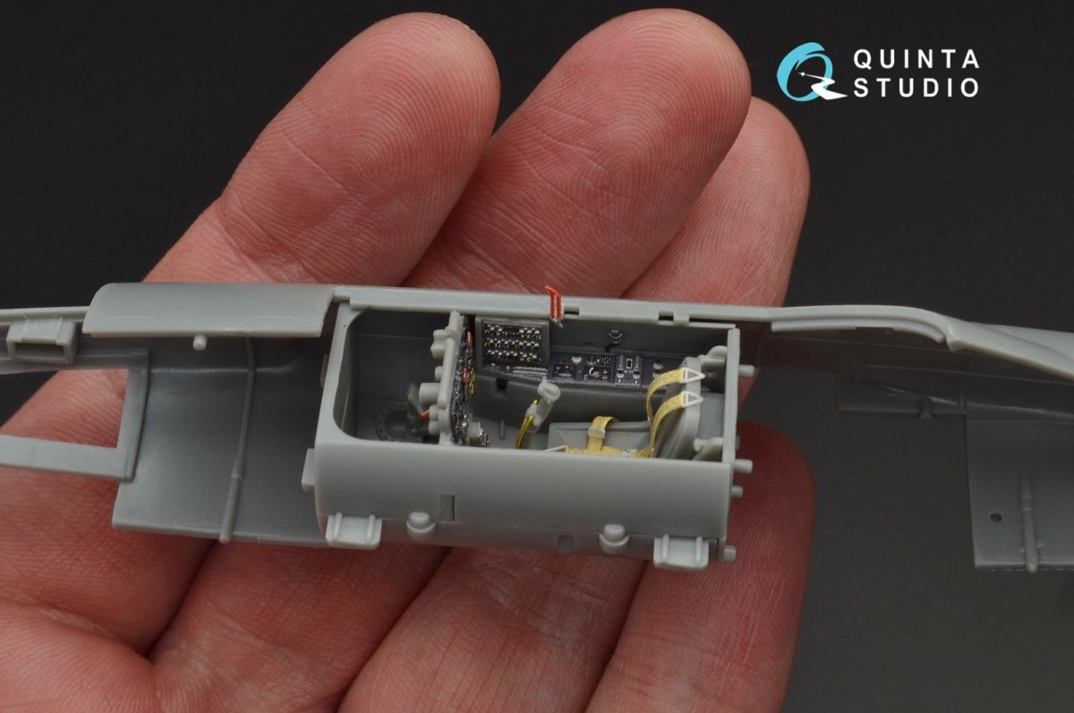 Quinta Studio QD48089 Me-262A 3D-Printed &amp;amp; colored Interior on decal paper (for HobbyBoss kit) 1/48 – image 9