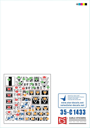 Star Decals 35-C1433 War in Ukraine # 27 Russian T-80BVM in Ukraine. 1/35 – zdjęcie 2