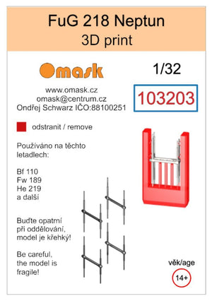 Omask 103203 FuG 218 Neptun (3D print) 1/32 – zdjęcie 2