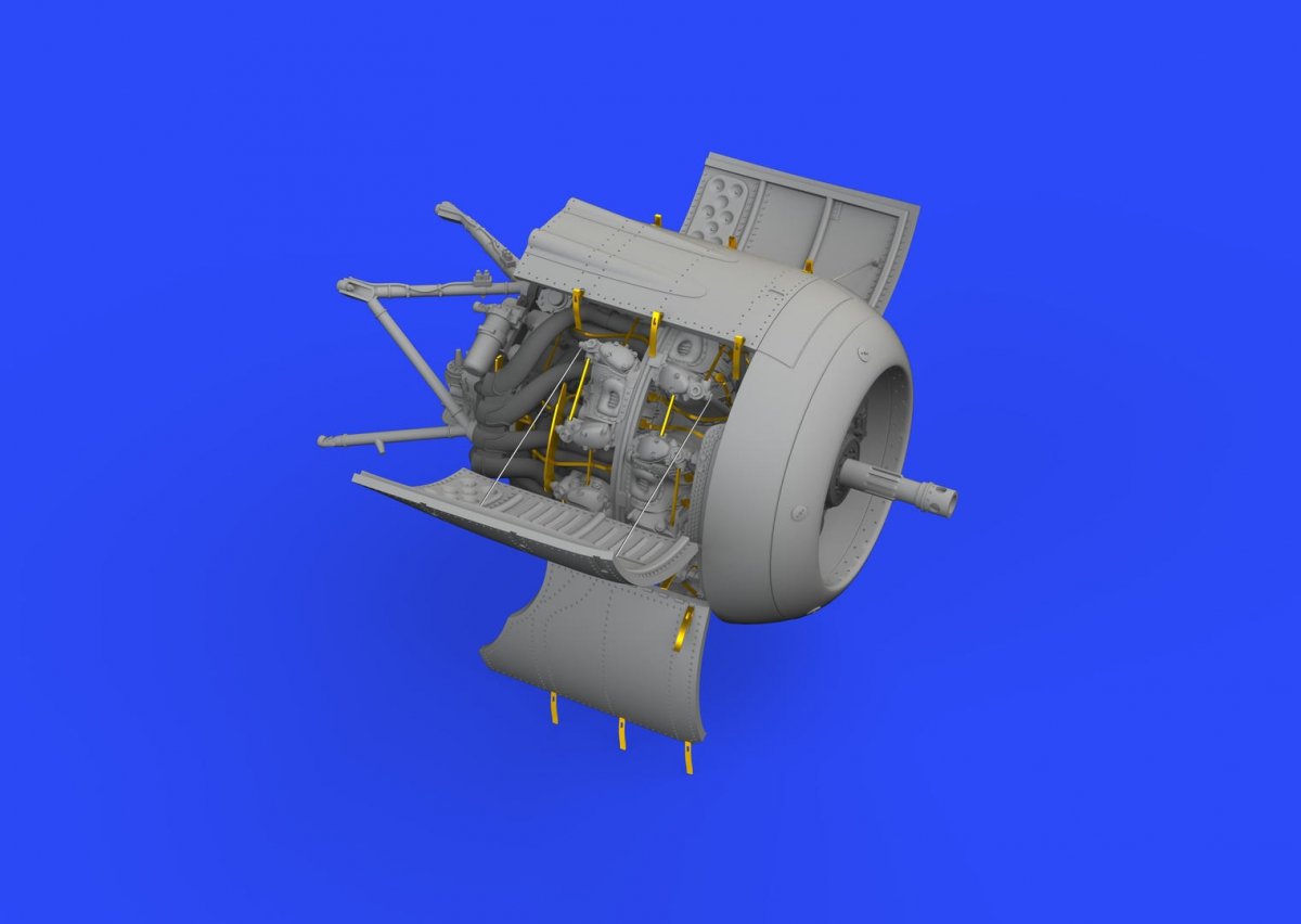 Eduard 648482 Fw 190A-8/ R2 engine EDUARD 1/48