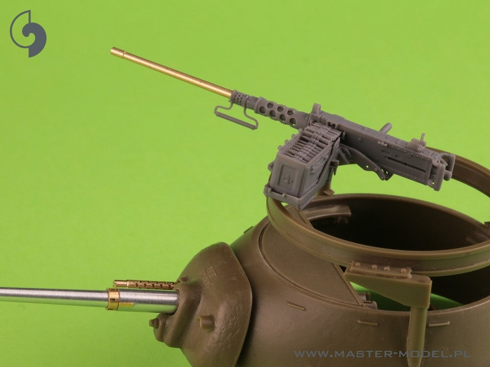 Master GM-35-073 Browning M2HB .50 cal (12,7mm) - do montażu na pierścieniu M49 (karetka D40721 / kołyska D40733 / skrzynka D40731 lub D90078) 1/35 – zdjęcie 10