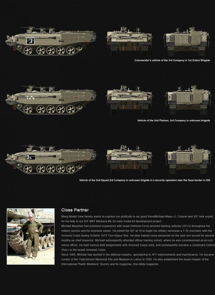 Meng Model SS-003 Achzarit Israel Heavy Armored Personnel Carrier (1/35) – image 9