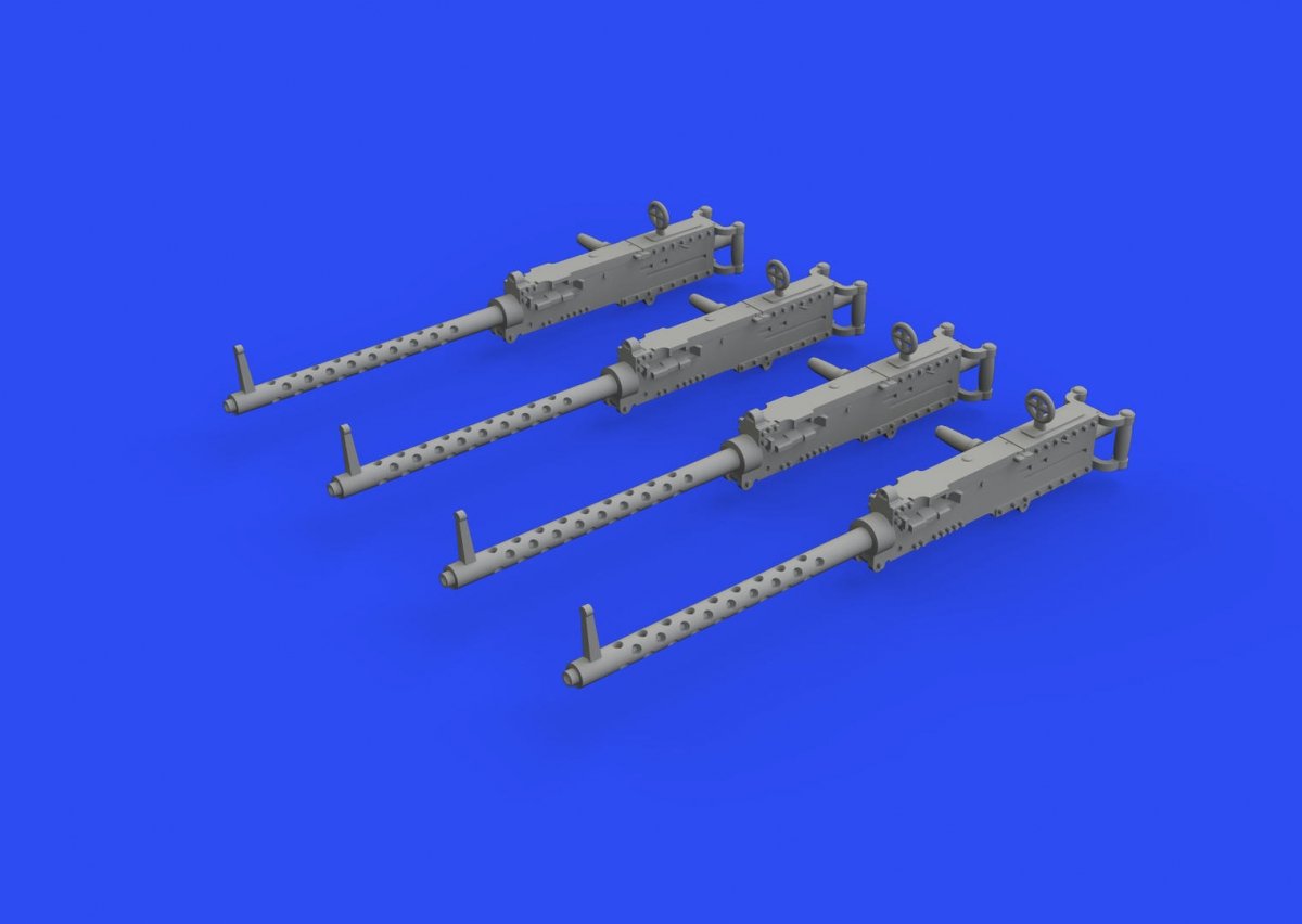 Eduard 648751 M2 Browning w/ handles for aircraft PRINT 1/48 – zdjęcie 2