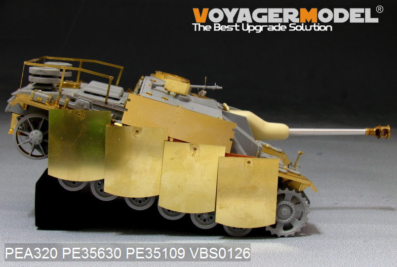 Voyager Model PEA320 WWII German StuG.III Ausf.G Final version Pivot-Mounting Swinging Type Hull Side Armour Skirts (For DRAGON) 1/35 – zdjęcie 10