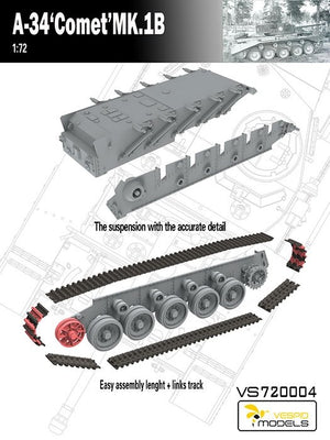 Vespid Models VS720004 A-34 Comet MK.1B 1/72 – image 2