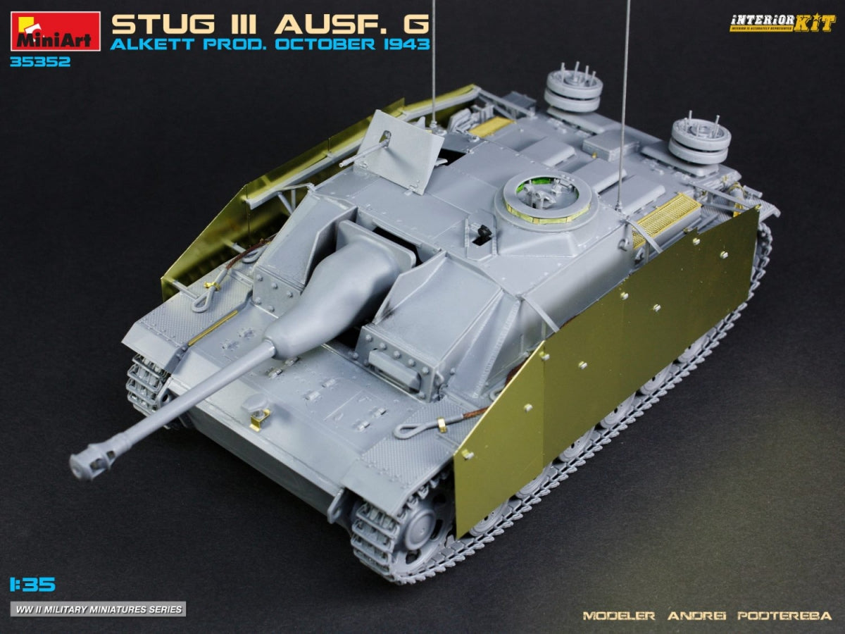 MiniArt 35352 STUG III AUSF. G ALKETT PROD. OCTOBER 1943 INTERIOR KIT 1/35 – zdjęcie 3