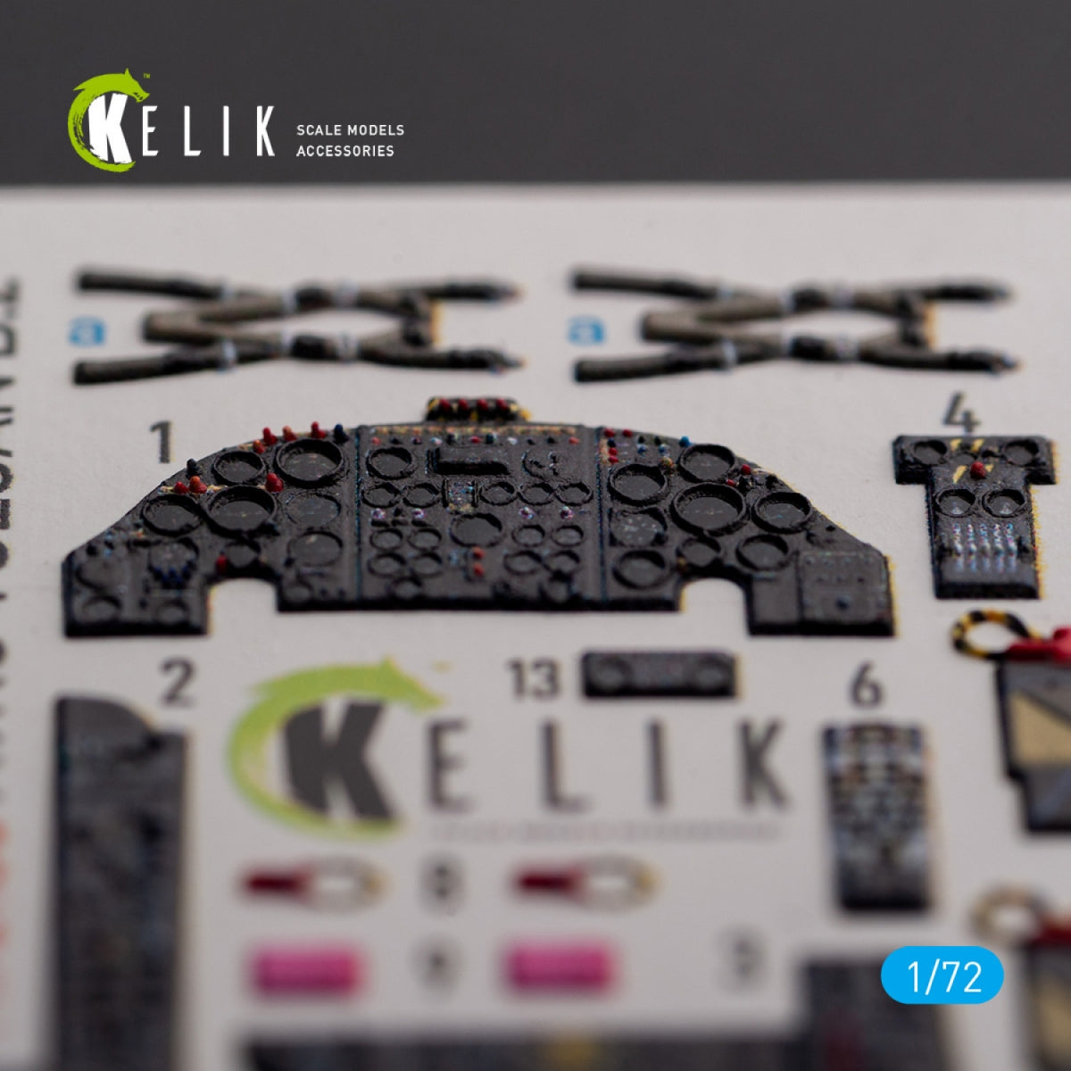 KELIK K72135 AVRO VULCAN B.2 Front cockpit - interior 3D decals for Airfix kit 1/72 – zdjęcie 6