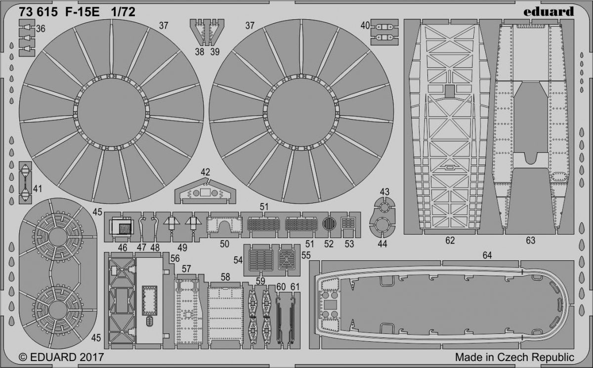Eduard 73615 F-15E 1/72 GREAT WALL HOBBY – zdjęcie 2