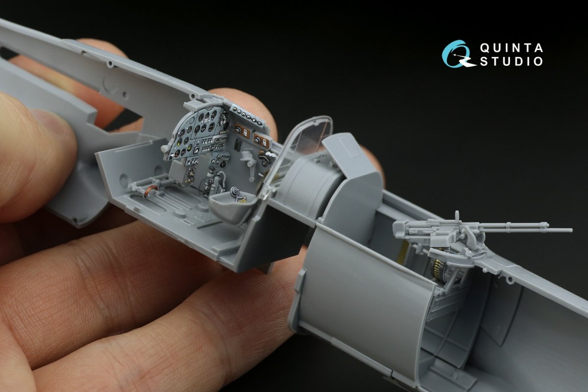 Quinta Studio QD48236 IL-2 1943 (two-seat) 3D-Printed &amp;amp; colored Interior on decal paper (for Zvezda kit) 1/48 – image 9