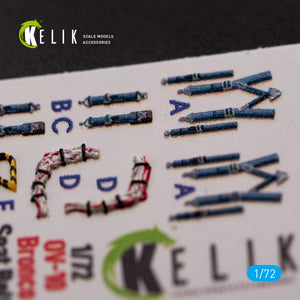 KELIK K72081 OV-10D+ &amp;quot;Bronco&amp;quot; interior 3D decals for ICM kit 1/72 – zdjęcie 8