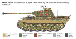Italeri 0270 SD.KFZ. 171 PANTHER AUSF. A 1/35 – zdjęcie 8