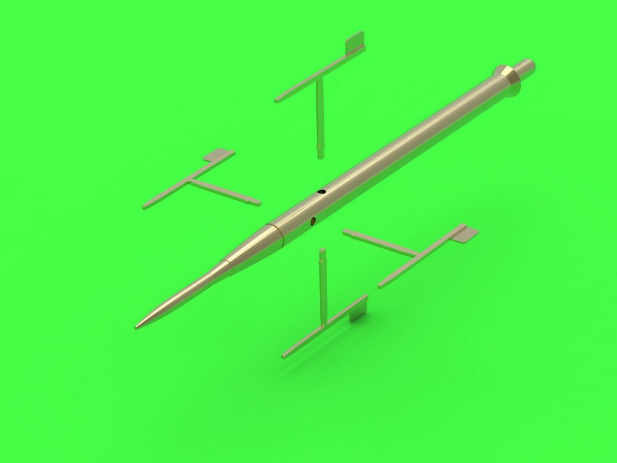 Master AM-72-131 F-16XL / F-CK-1 Prototypes Pitot tube &amp;amp; AOA Probes (1/72) – image 3