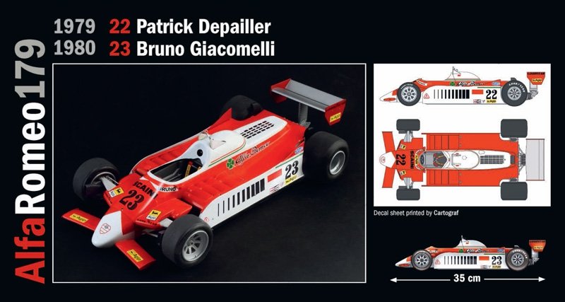 Italeri 4704 ALFA ROMEO 179 - 179C 1/12 – immagine 2