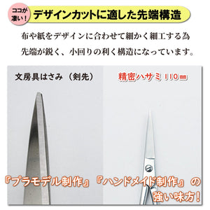 Mineshima TM-31 Precision scissors 110mm curved tip / Precyzyjne nożyczki z zakrzywioną końcówką – zdjęcie 3