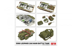 Rye Field Model 5066 Leopard 2 A6 - FULL INITERIOR 1/35 – zdjęcie 4