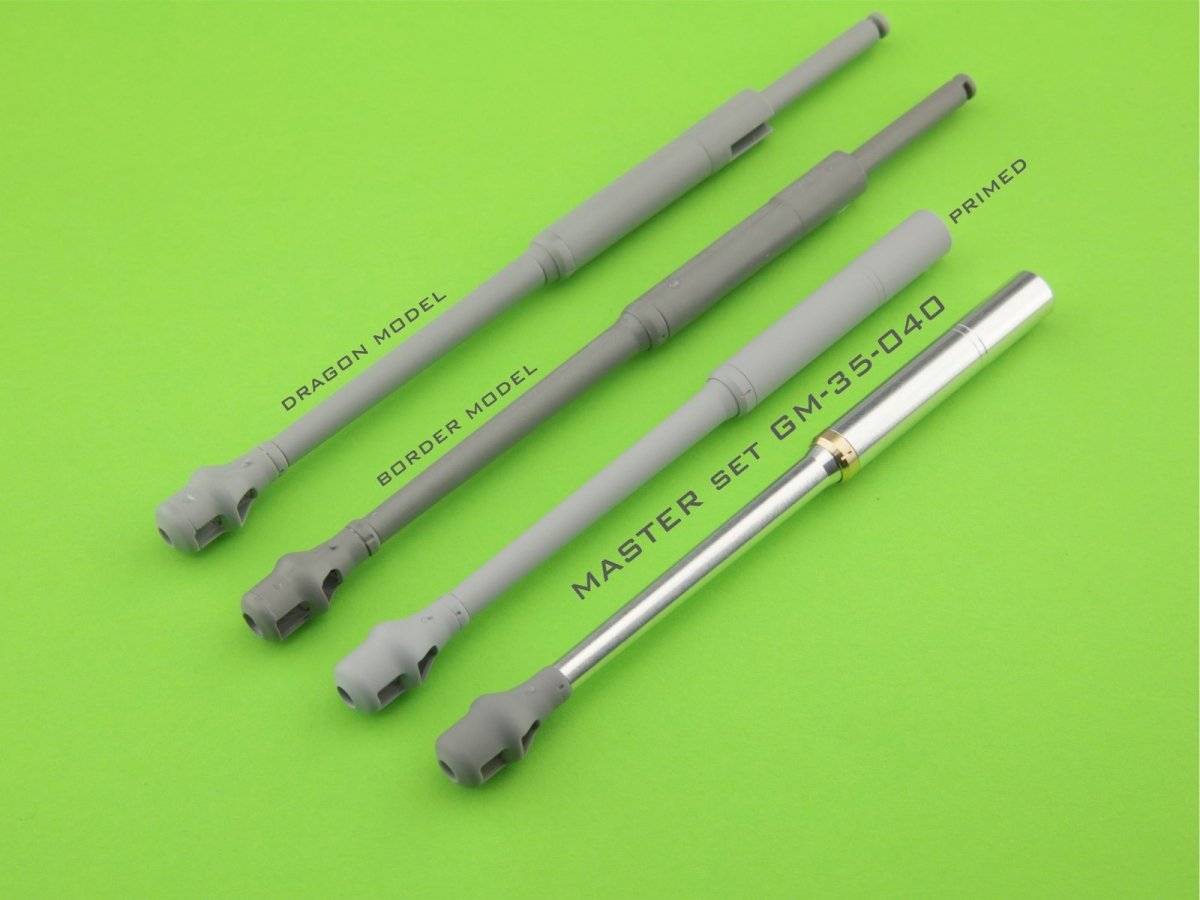 Master GM-35-040 PzKpfw VI Tiger I - 88 mm gun barrel KwK36 L/56 - early version of the muzzle brake 1/35 – image 9
