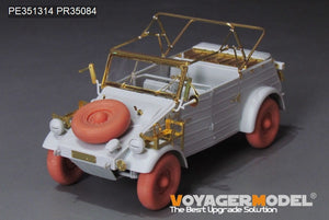 Voyager Model PE351314 WWII German Kubelwagen Type 82 Africa Troop Version Upgrade Set For MENG VS-015 1/35 – immagine 14