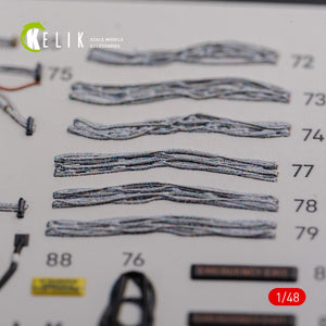 KELIK K48091 CH-46E Cargo compartment interior 3D decals for Academy kit 1/48 – zdjęcie 14
