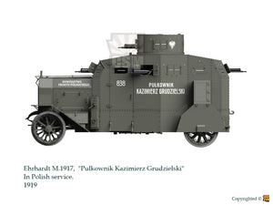 Copper State Models 35010 Ehrhardt E-V/4 M.1917 ( ZAWIERA POLSKIE KALKI ) 1/35 – zdjęcie 3