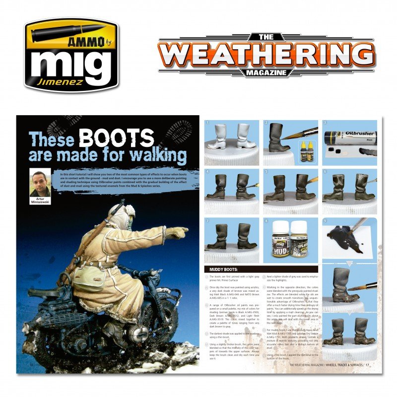 AMMO of Mig Jimenez 4524PL TWM Issue 25 WHEELS, TRACKS &amp;amp; SURFACES Polska wersja językowa – Bild 6