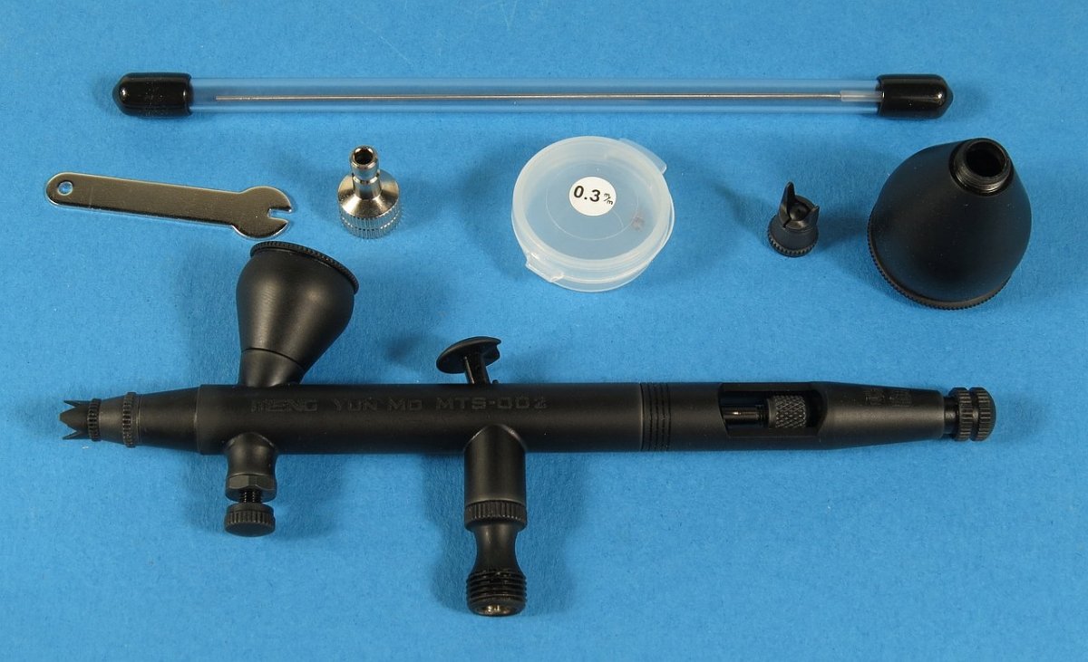 Meng Model MTS-002 Yun Mo 0.2/0.3mm High Precision Airbrush – immagine 3