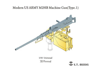 ET Model P35-266 Modern US ARMY M2HB Machine Gun Type.1 (3D Print) 1/35