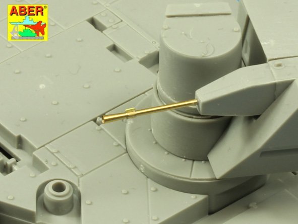 Aber 35 L-187 Armament for Russian Main Battle Tank T-14 ARMATA barrel for 125 mm 2A82-1M cannon &amp;amp; barrel for 12.7 mm Kord AA MG 1/35 – image 16