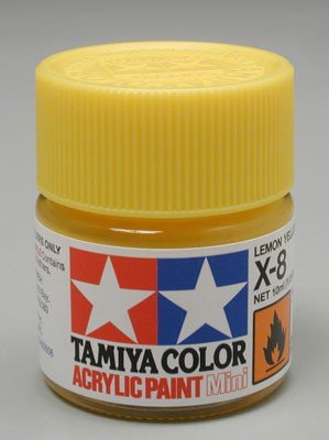 Tamiya X8 Lemon Yellow (81508) Acrylic paint 10ml – zdjęcie 3
