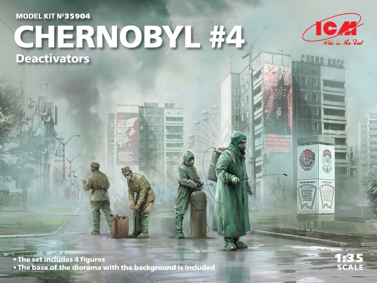 ICM 35904 Chernobyl 4 Deactivators 1/35 – Bild 2