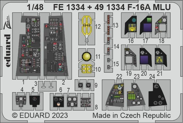 Eduard BIG49367 F-16A MLU KINETIC MODEL 1/48 – zdjęcie 5