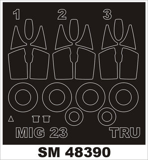 Montex SM48390 MiG-23ML/MF TRUMPETER