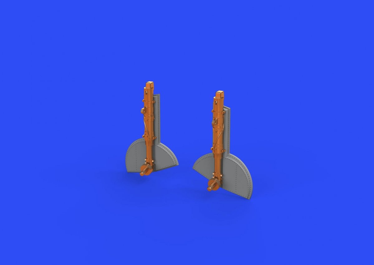 Eduard 648589 Spitfire Mk. I undercarriage legs BRONZE 1/48 EDUARD – image 2