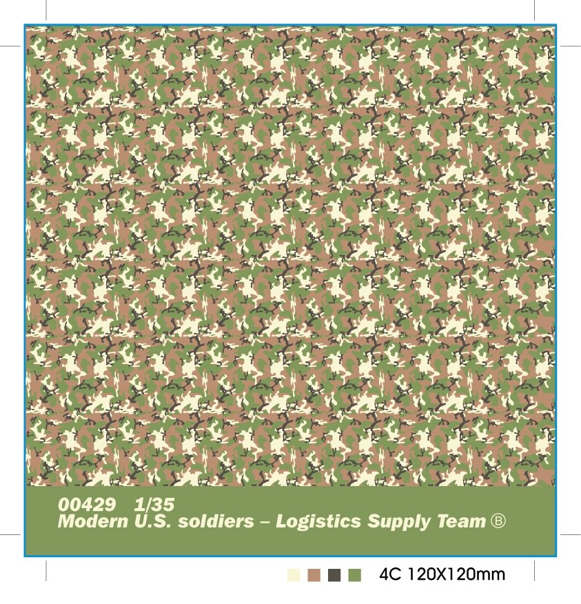 Trumpeter 00429 Modern US soldiers Logistics Supply Team 1/35 – image 3