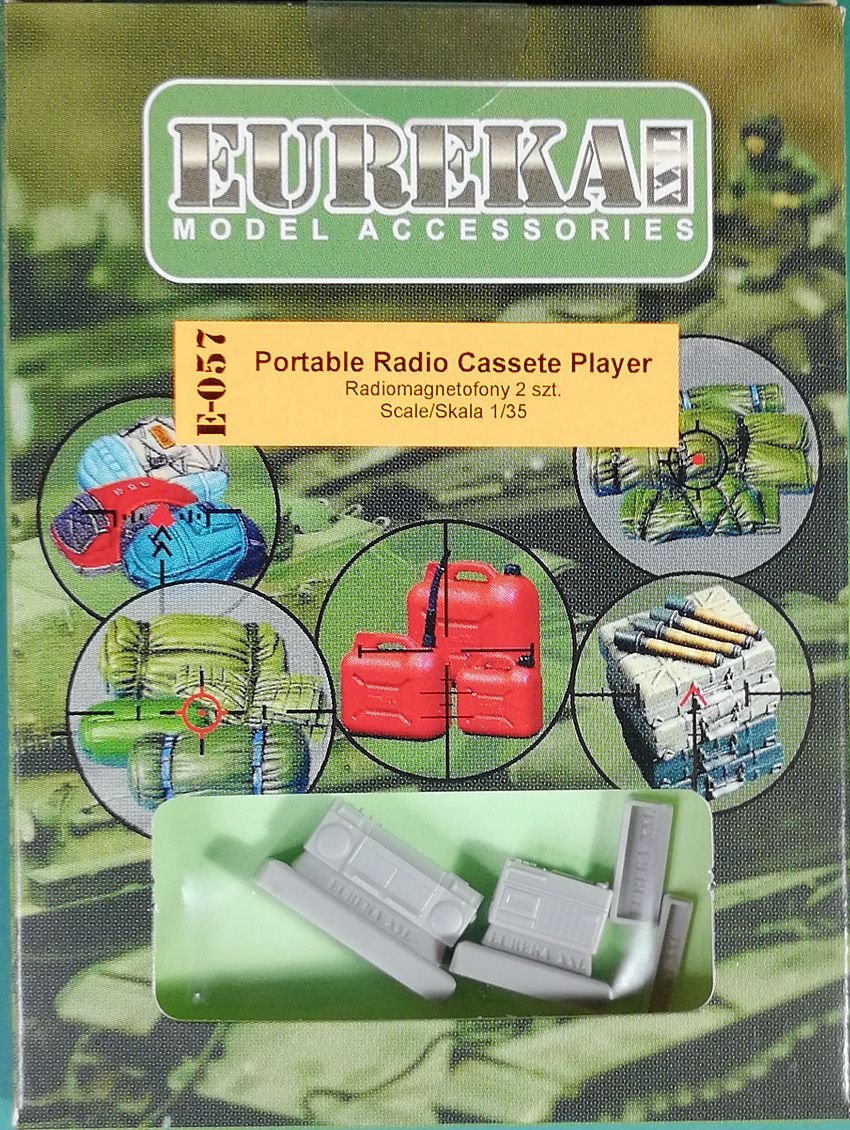 Eureka XXL E-057 Radiomagnetofony kasetowe 2 szt. 1/35