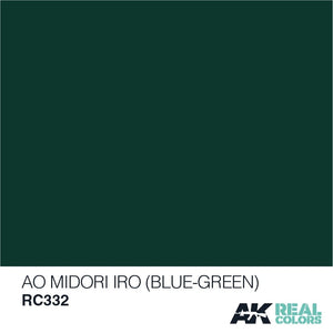 AK Interactive RC332 AO MIDORI IRO (BLUE-GREEN) 10ML – zdjęcie 2