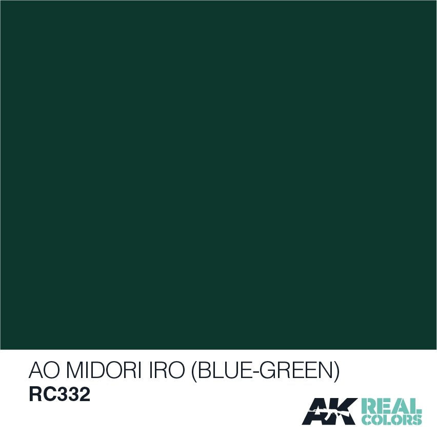 AK Interactive RC332 AO MIDORI IRO (BLUE-GREEN) 10ML – zdjęcie 2
