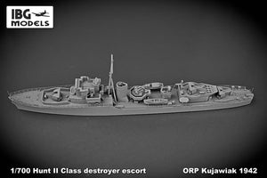 IBG 70002 ORP Kujawiak 1942 Hunt II class destroyer escort 1/700 – zdjęcie 3