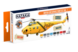 Hataka HTK-CS98 British SAR Service paint set vol. 1 (8x17ml)