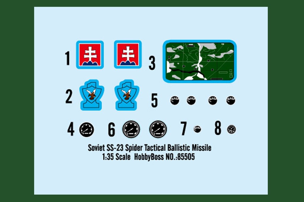 Hobby Boss 85505 Soviet SS-23 Spider Tactical Ballistic Missile 1/35 – zdjęcie 4