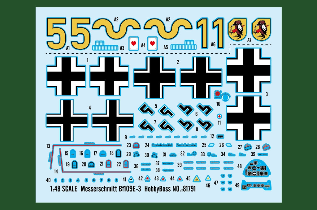 Hobby Boss 81791 Messerschmitt Bf109E-3 1/48 – zdjęcie 19