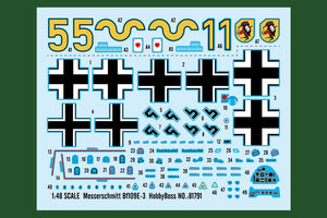 Hobby Boss 81791 Messerschmitt Bf109E-3 1/48 – zdjęcie 19