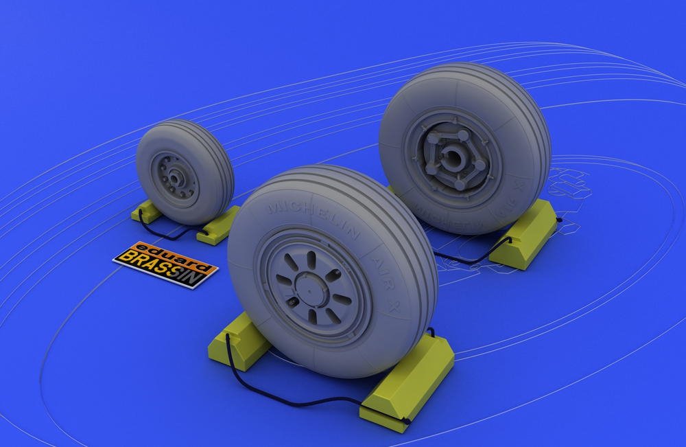 Eduard 648017 F-22A wheels 1/48 (Hasegawa) – image 2