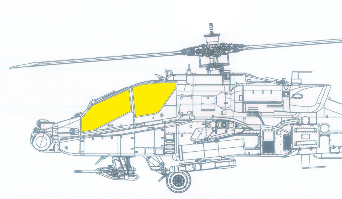 Eduard JX327 AH-64A early TRUMPETER 1/35