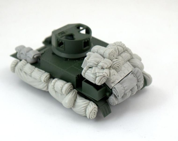 Ensemble de rangement Panzer Art RE35-476 pour M3A1 « Stuart » III 1/35