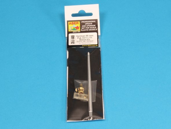 Aber 35L-140 German 88 mm Pak 43/1 L/71 Barrel for Elefant 1/35 – zdjęcie 7