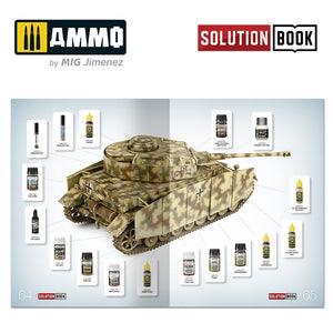 Ammo of Mig 6527 How to Paint WWII German Mid-War Vehicles SOLUTION BOOK 21 (Multilingual Book) – zdjęcie 6