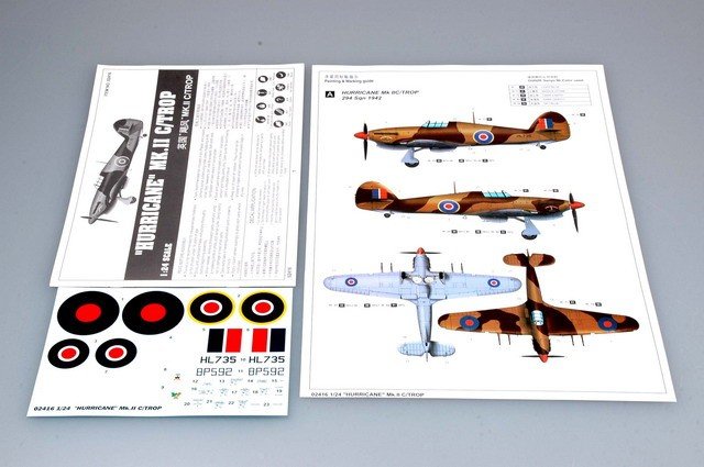 Trumpeter 02416 HURRICANE Mk.IIC/TROP 1/24 – immagine 7