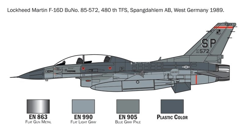 Italeri 72009 F-16 C/D Night Falcon - Complete Set For Modeling 1/72 – image 5