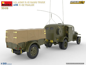 MiniArt 35418 US ARMY K-51 RADIO TRUCK WITH K-52 TRAILER. INTERIOR KIT 1/35 – zdjęcie 4