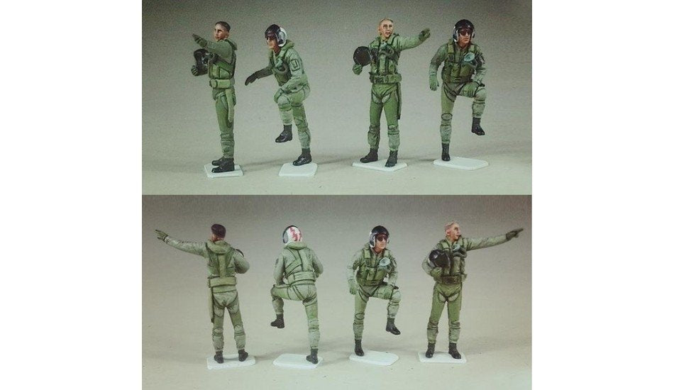 Saber 4801 USNavy F-14A &amp;quot;Tomcat&amp;quot; Pilot Team (1980s) 1/48 – image 2